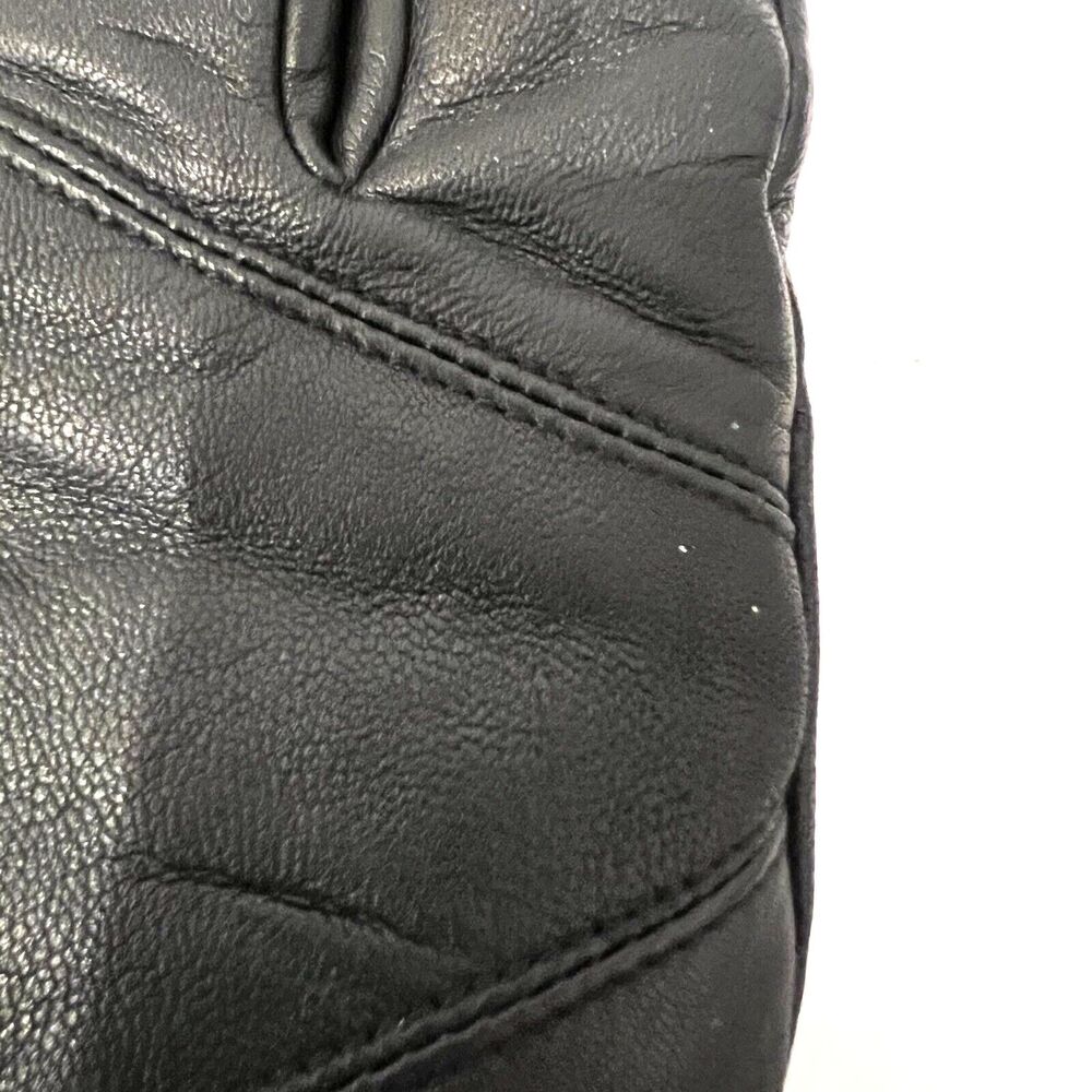 Thinsulate Black Leather Insulated Mens Thermal Lining Motorcycle Gloves Size XL - Picture 9 of 16